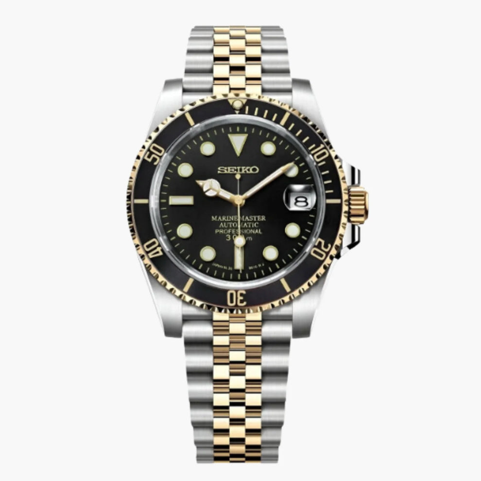 Seiko Submariner Black Twotone