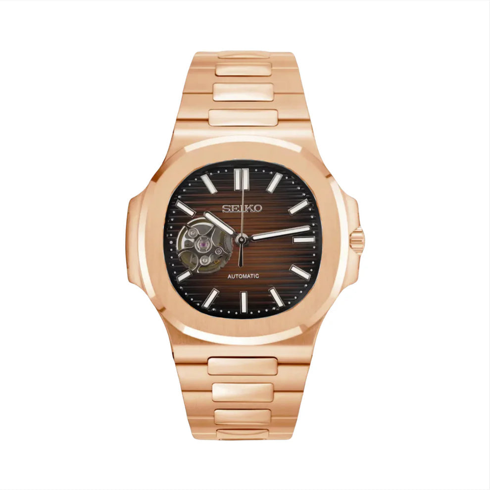 Nautilus Mod Rose Gold - Brown Openheart