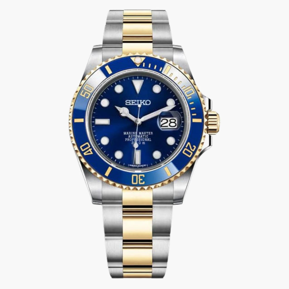 Seiko Submariner Blue Twotone